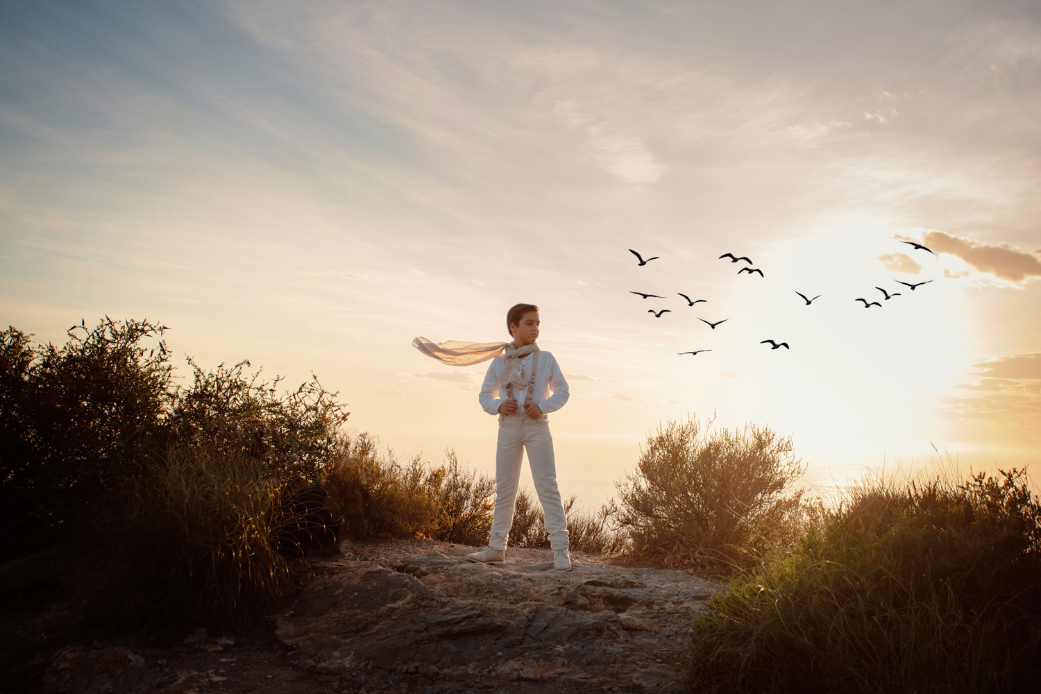 Niño atarceder principito